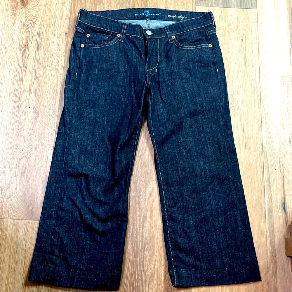 7 Fam Dojo Crop size 28 in seam 21